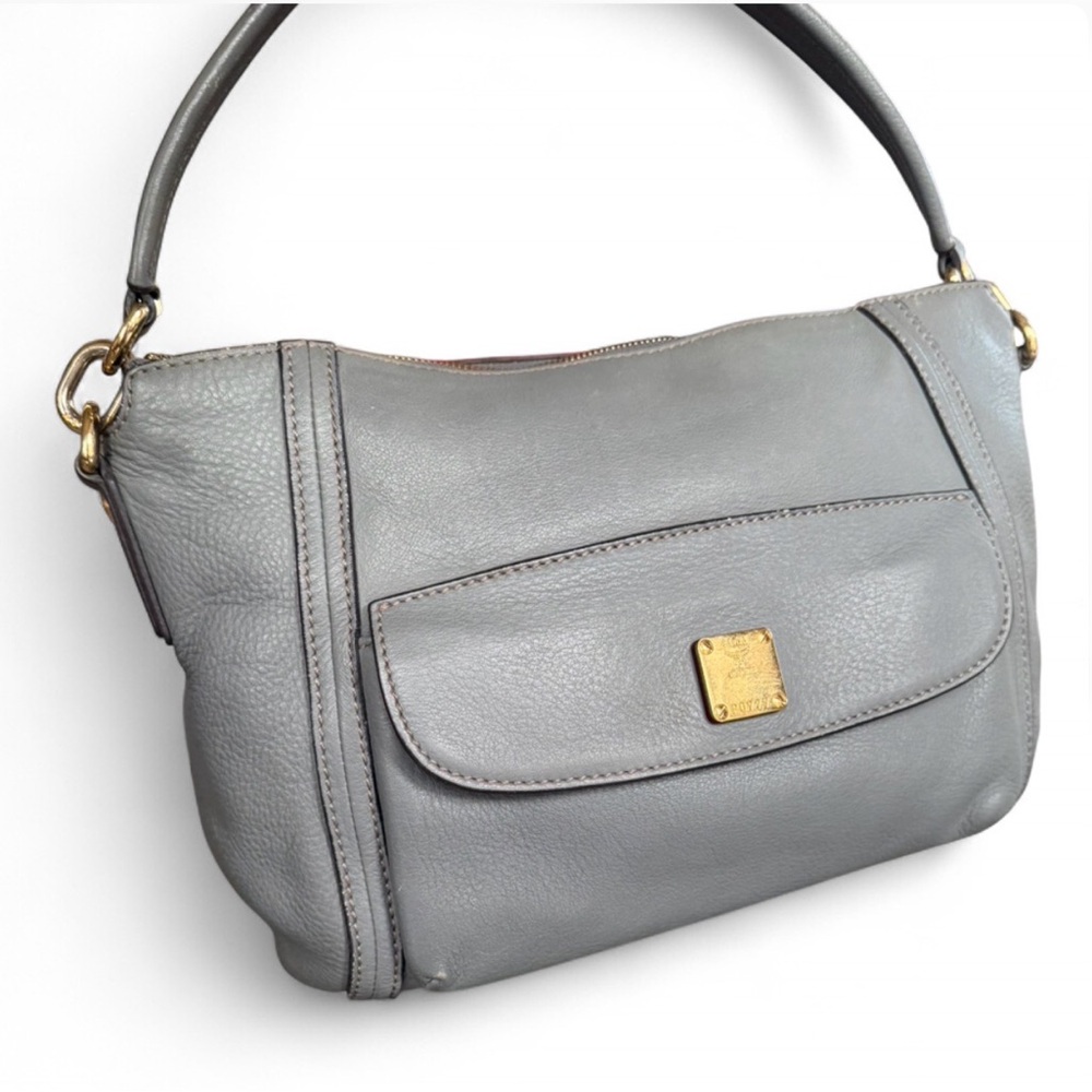 MCM Pebbled Leather Hobo / Shoulder Two Way Bag - Picture 5 of 15